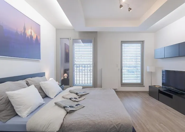 Bright Studio, 10min Centre, Free Parking Apartment Prague